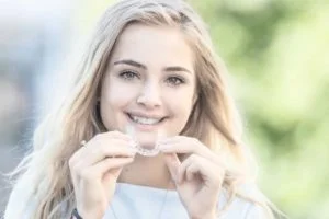 Adolescent With clear aligner iSmile Orthodontics Seattle WA